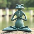 Spi Contented Yoga Bear Garden Sculpture 51051